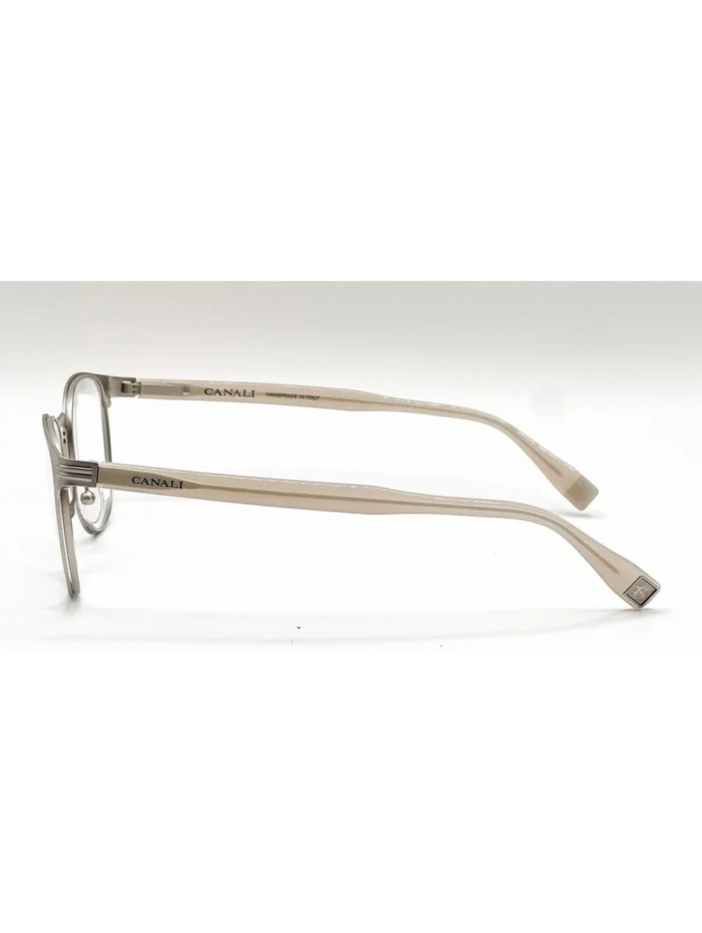 Canali CO303 C01 Silver Rectangle Authentic Eyeglass Frames 50-20-142